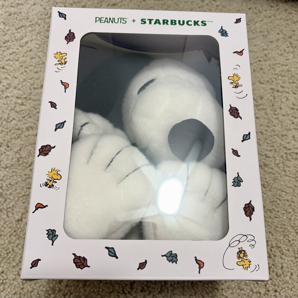 Snoopy x Starbucks Limited Edition Plush 2026 New in Box